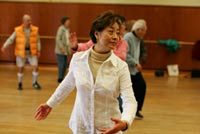 female dance student dancing