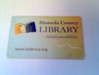 Alameda County Library Card