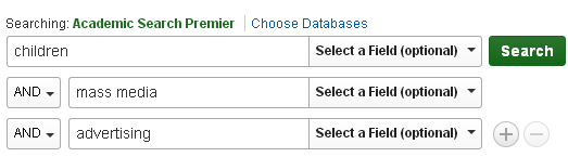 EBSCOhost search form