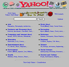 Old Yahoo Directory As it Was