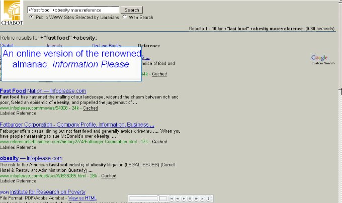 "An online version of the renowned almanac, Information Please,"