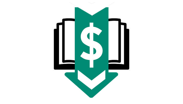 low textbook cost logo
