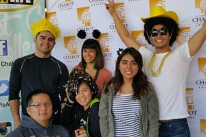group of students smiling